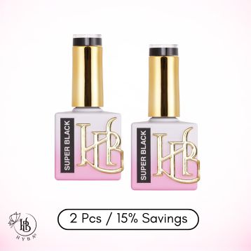 HYBRID SUPER BLACK Gel Polish - REFILL KIT OR SINGLES