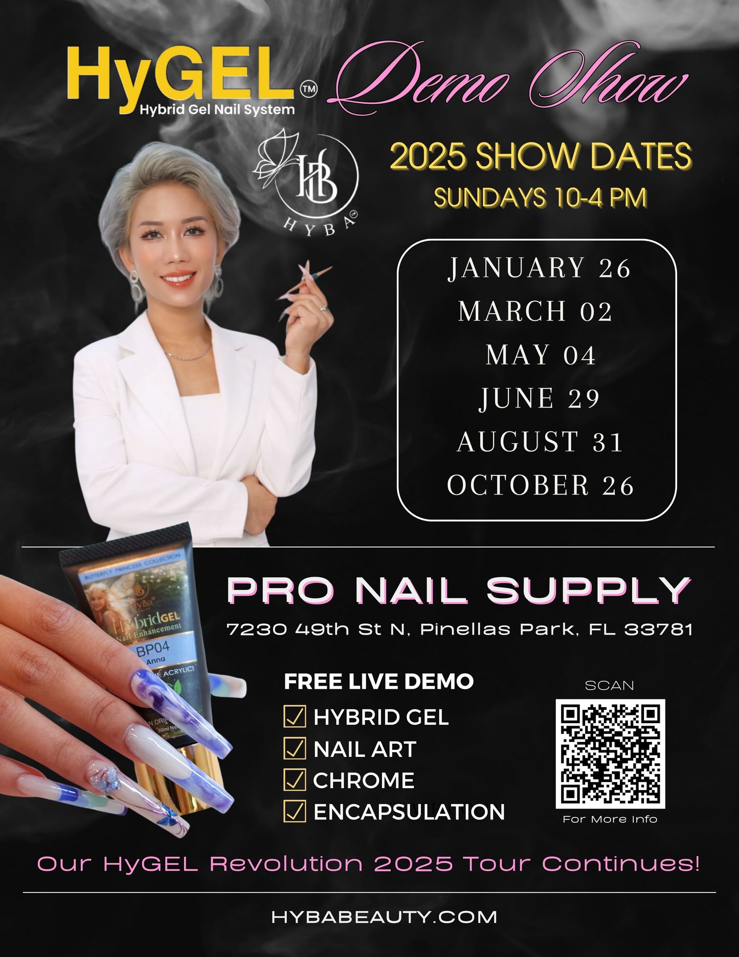 May 04, 2025 / TAMPA, FL - PRO NAIL SUPPLY / Free Nail Demo Shows