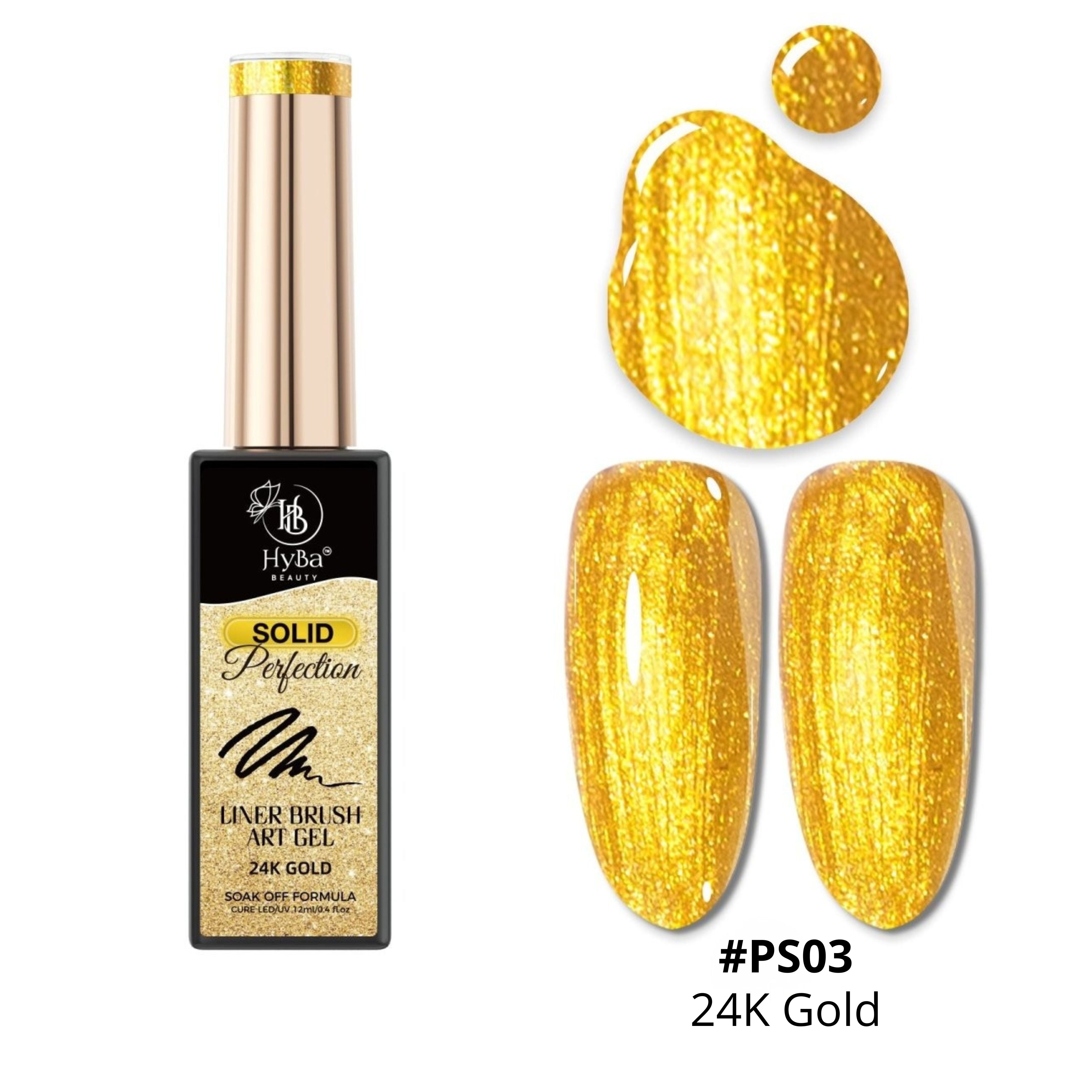 #PS03 - 24K GOLD (12ml) - PERFECTION SOLID Liner Gel