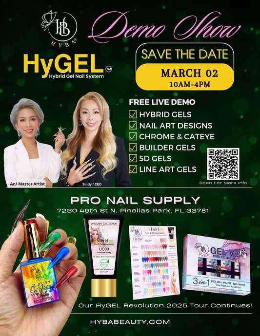 May 04, 2025 / TAMPA, FL - PRO NAIL SUPPLY / Free Nail Demo Shows