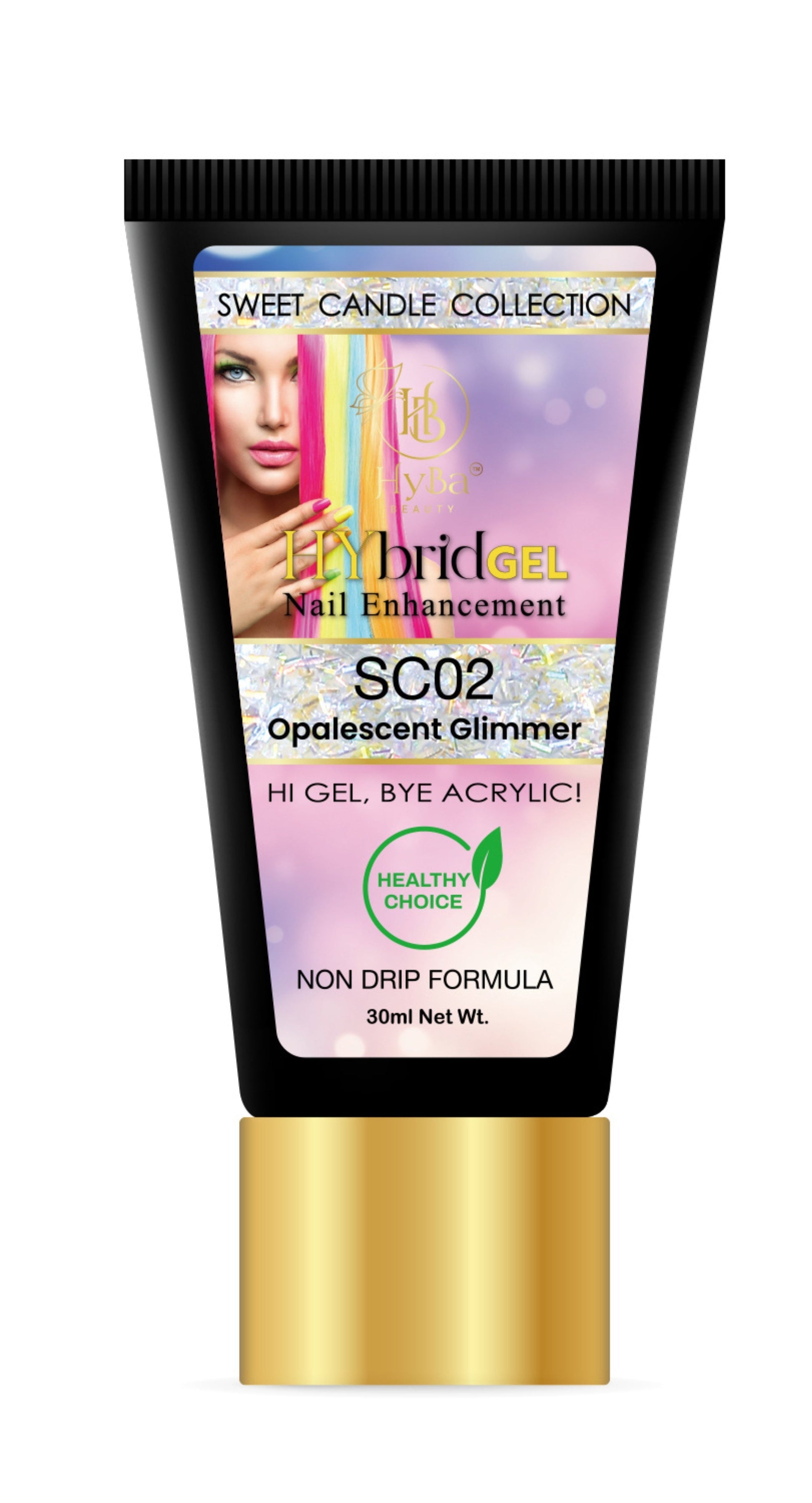 HYBRID GEL - #9 SWEET CANDIE HyGEL Collection - HYBA BEAUTY