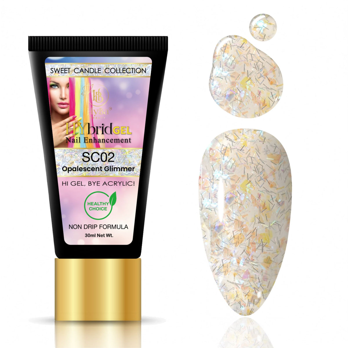 Hybrid Gel - HyGEL® 30ml  / #SC02 Opalescent Glimmer