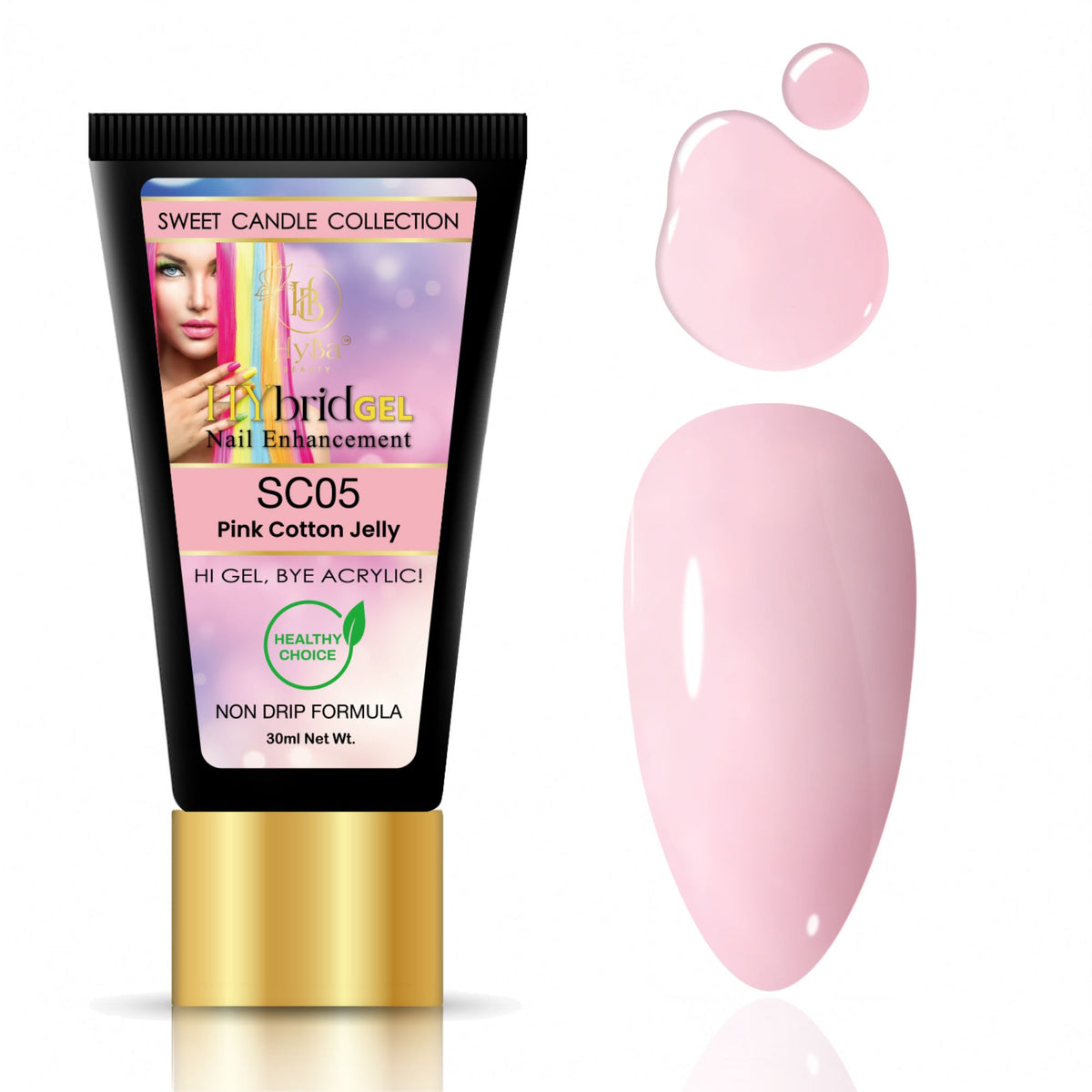 Hybrid Gel - HyGEL® 30ml  / #SC05 Pink Cotton Jelly