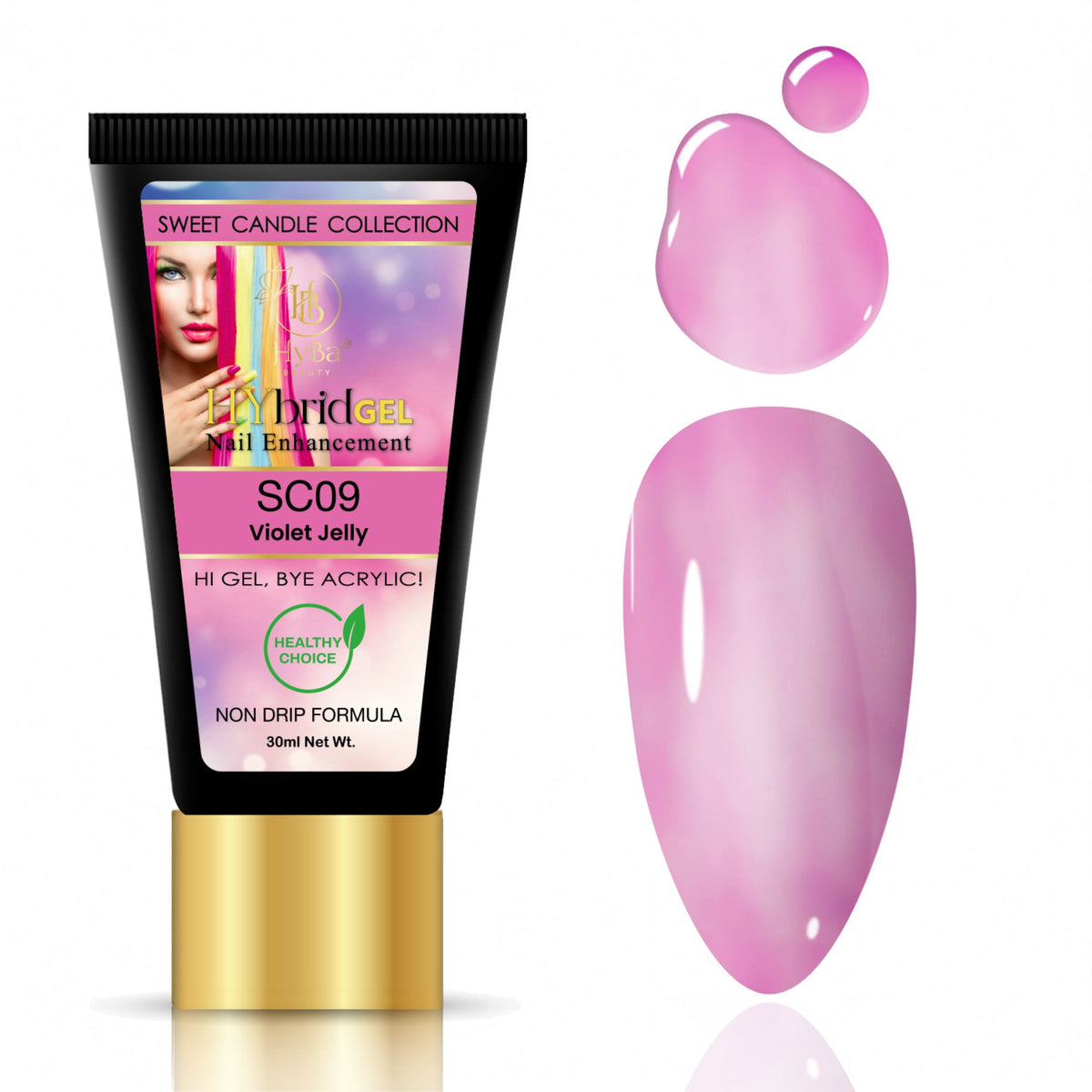 Hybrid Gel - HyGEL® 30ml  / #SC09 Violet Jelly