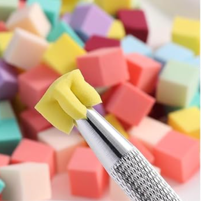 Mini Ombré Sponges with Grabber Box Set - Rainbow