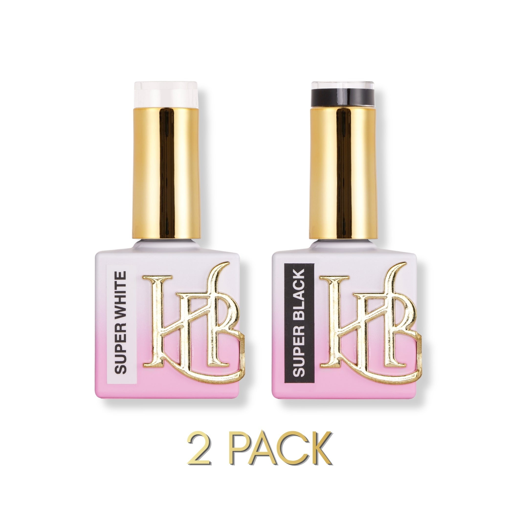 Super White & Super Black - Gel Polish - Special 2 Pack Deal