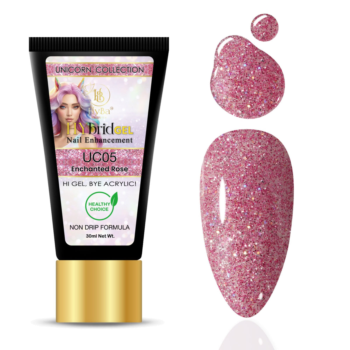 Hybrid Gel - HyGEL® 30ml  / #UC05 Enchanted Rose