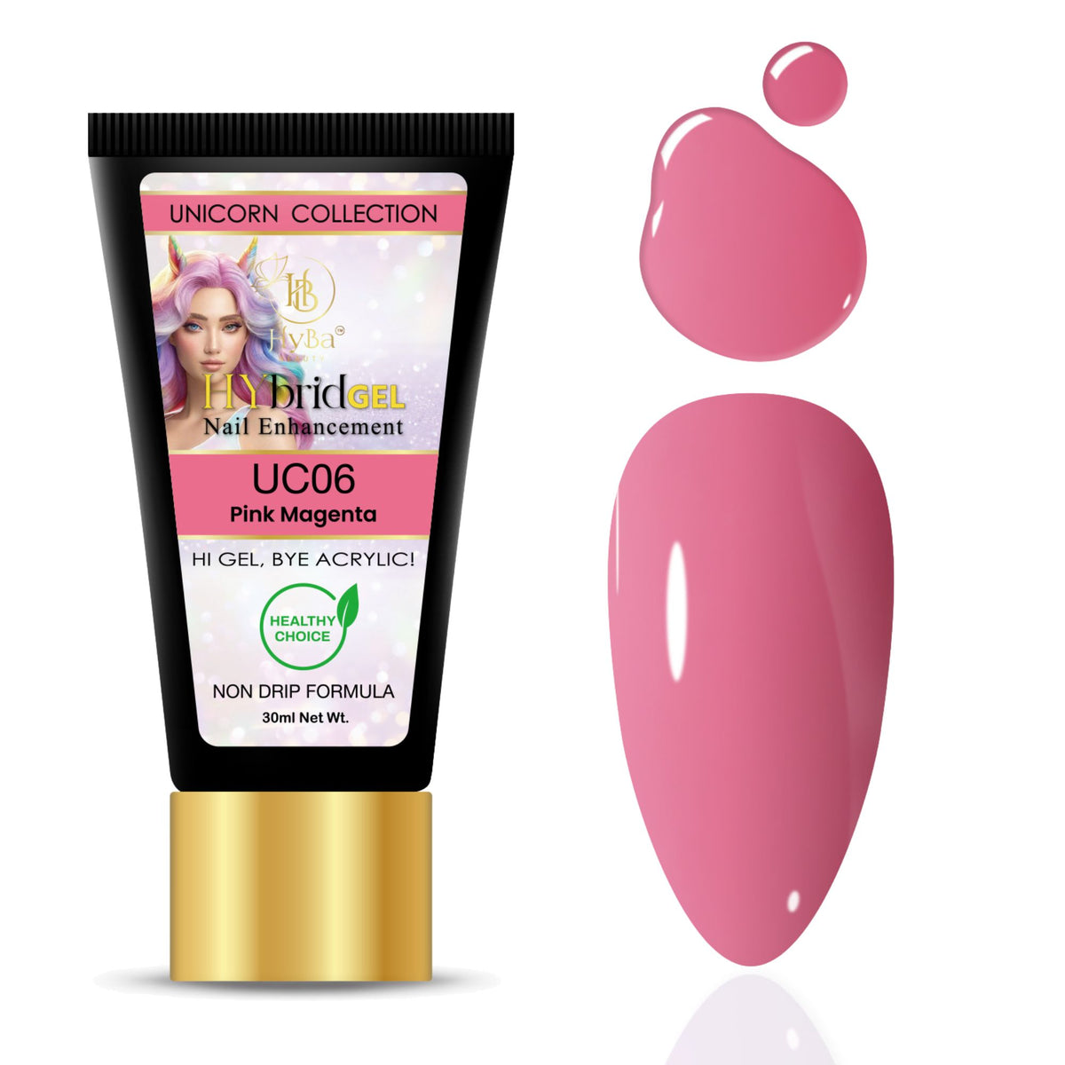 Hybrid Gel - HyGEL® 30ml  / #UC06 Pink Magenta