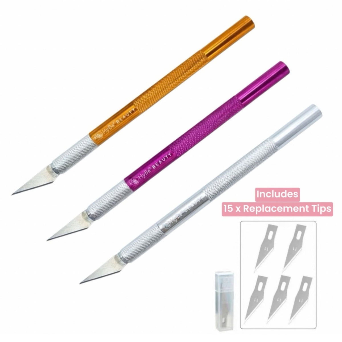 #32 Universal Exacto Cutting Knife Tool - 3pcs (Gold, Silver, Fuchsia Pink)