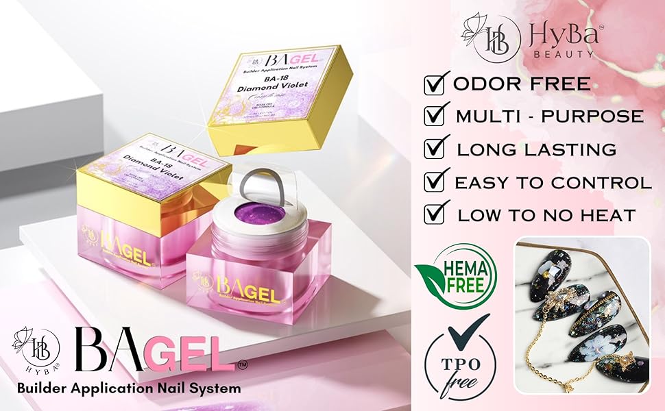 BA - 05 French Nude Pink - BA.GEL® Builder Gel System - HYBA BEAUTY