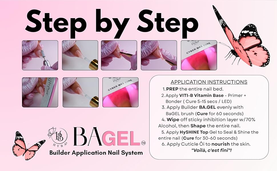 BA - 14 Diamond Teal - BA.GEL® Builder Gel System - HYBA BEAUTY
