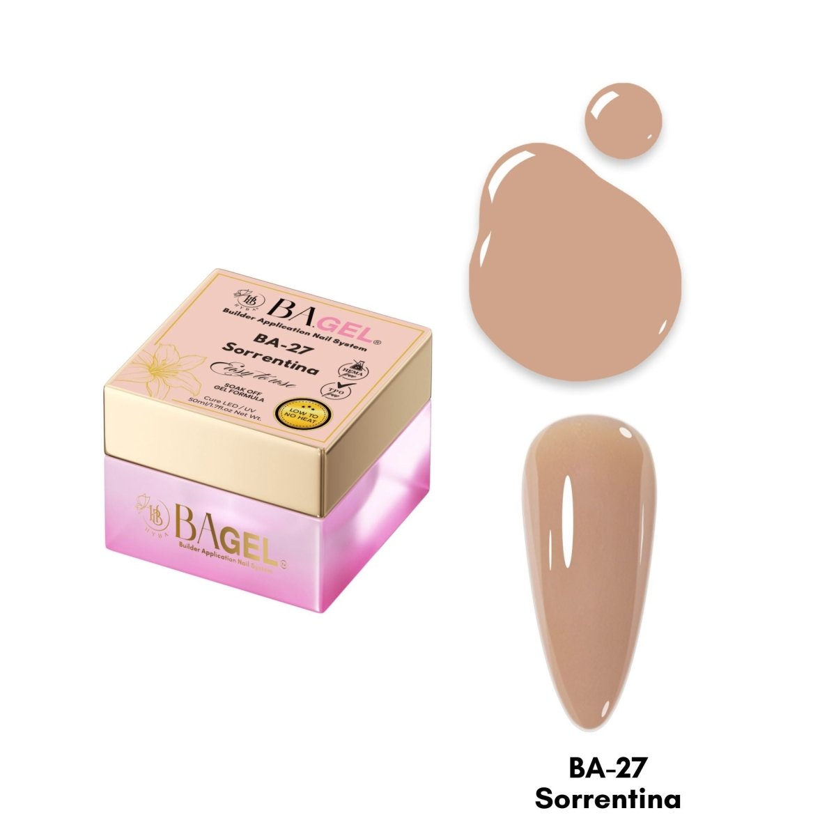 BA - 27 Sorrentina - BA.GEL® Builder Gel System - HYBA BEAUTY