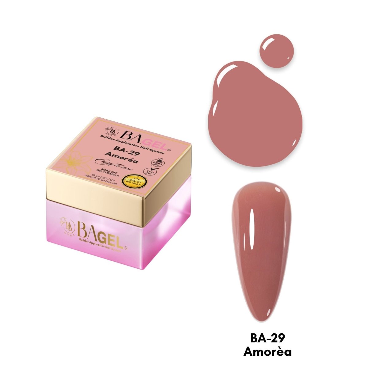 BA - 29 Amorèa - BA.GEL® Builder Gel System - HYBA BEAUTY