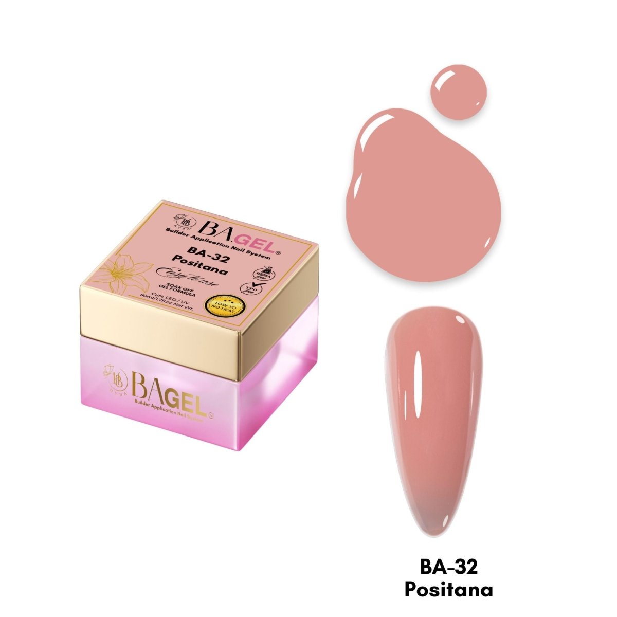 BA - 32 Positano - BA.GEL® Builder Gel System - HYBA BEAUTY