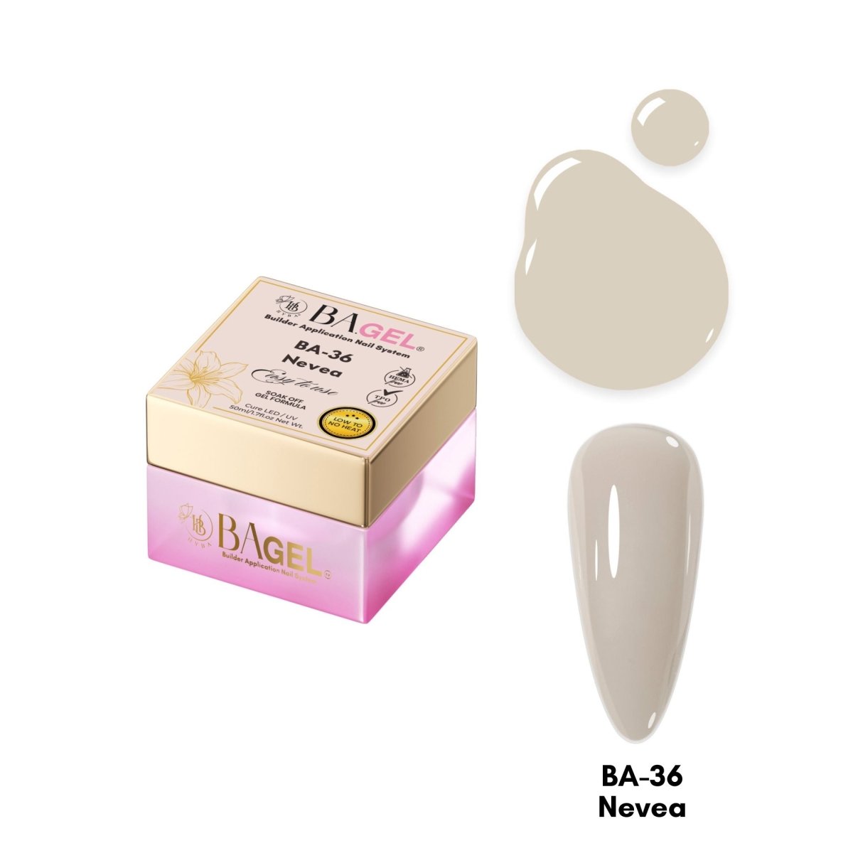 BA - 36 Nevea - BA.GEL® Builder Gel System - HYBA BEAUTY