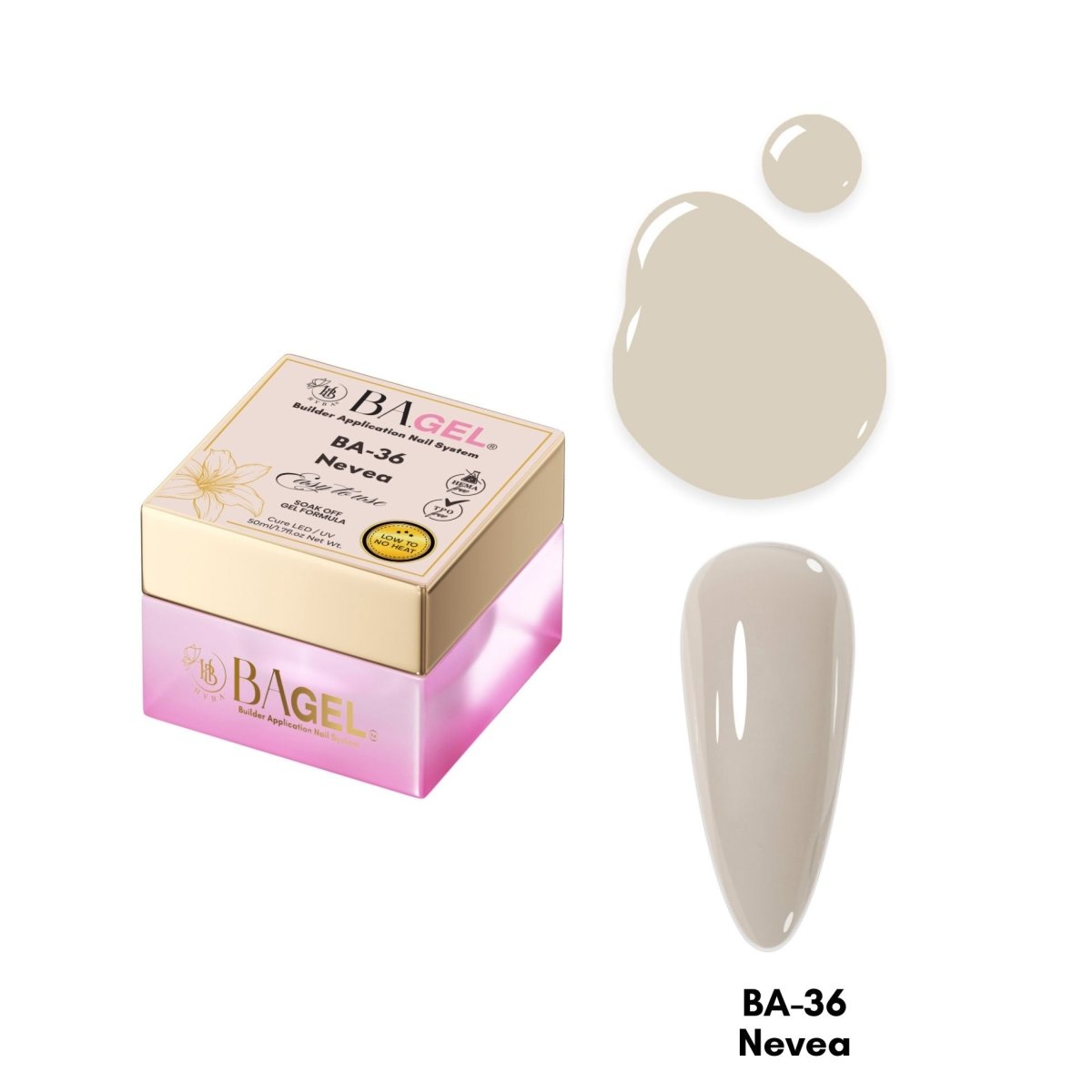 BA - 36 Nevea - BA.GEL® Builder Gel System - HYBA BEAUTY