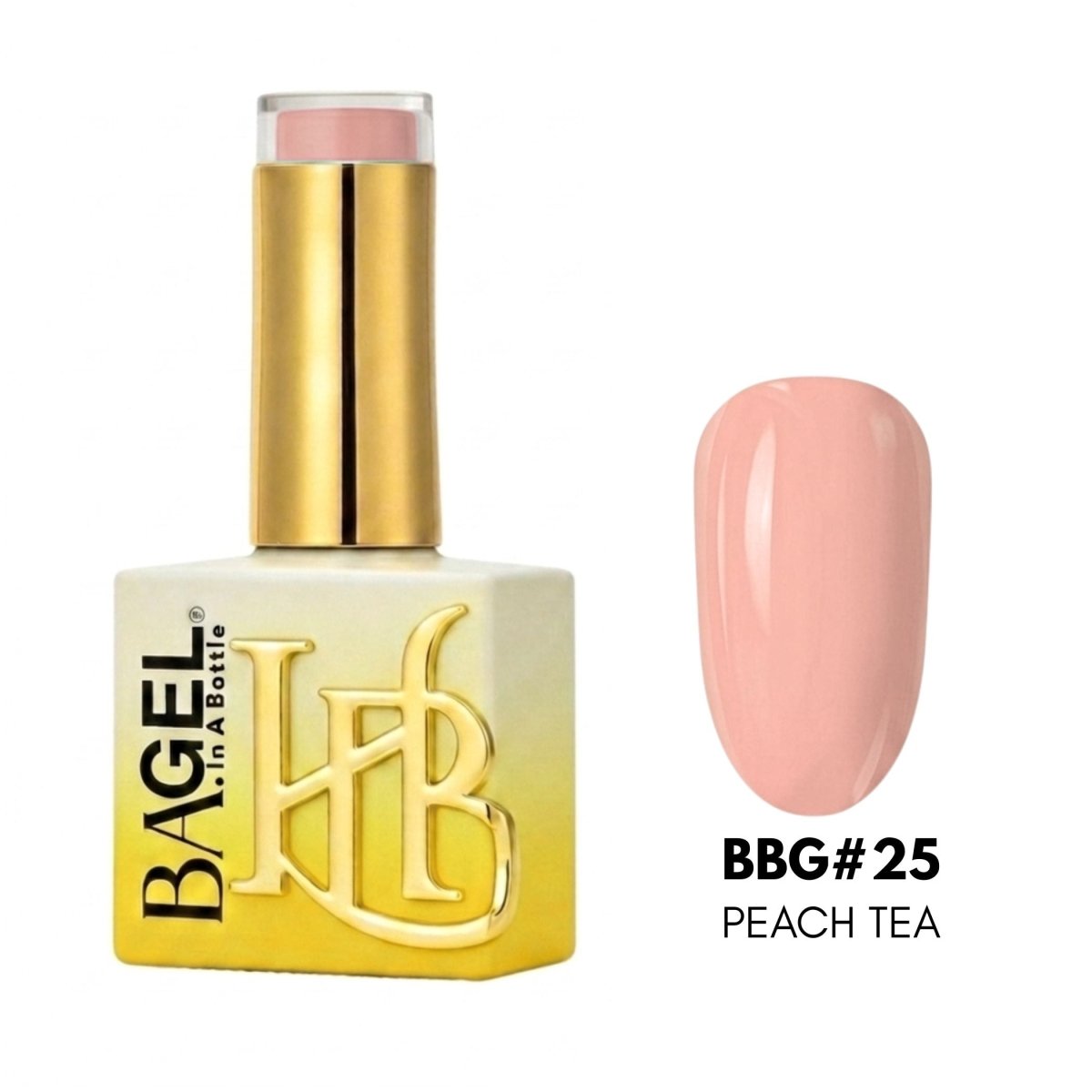 BA.GEL® Builder Bottle Gel (BBG) BBG#25 - Peach Tea (20ml) - HyBa® BEAUTY