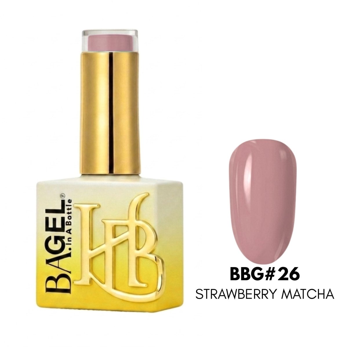 BA.GEL® Builder Bottle Gel (BBG) BBG#26 - Strawberry Matcha (20ml) - HyBa® BEAUTY