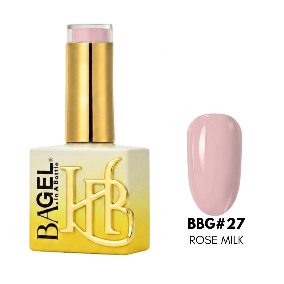 BA.GEL® Builder Bottle Gel (BBG) BBG#27 - Rose Milk Tea (20ml) - HyBa® BEAUTY