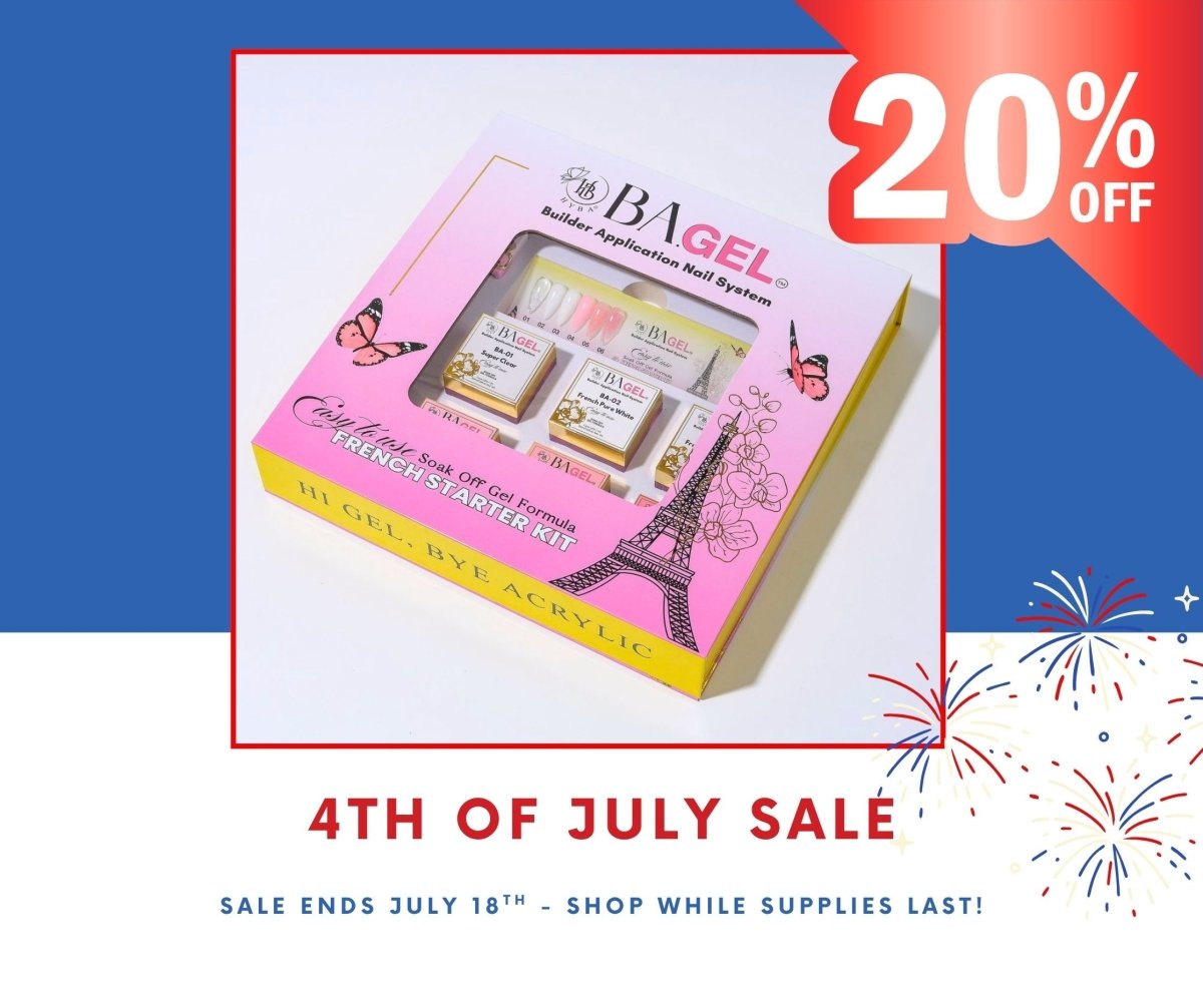 BA.GEL - Builder Gel - Paris French Box Set - 4th of JULY SALE - HYBA BEAUTY