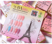 BA.GEL™ Builder Gel System - Paris French Collection Color Chart - HYBA BEAUTY