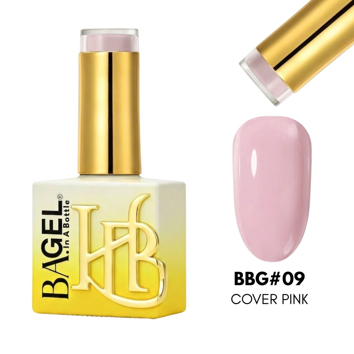 BBG09 - Cover Pink - Builder Bottle Gel - HYBA BEAUTY
