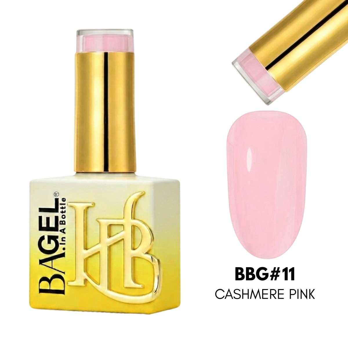 BBG11 - Cashmere Pink - Builder Bottle Gel - HYBA BEAUTY