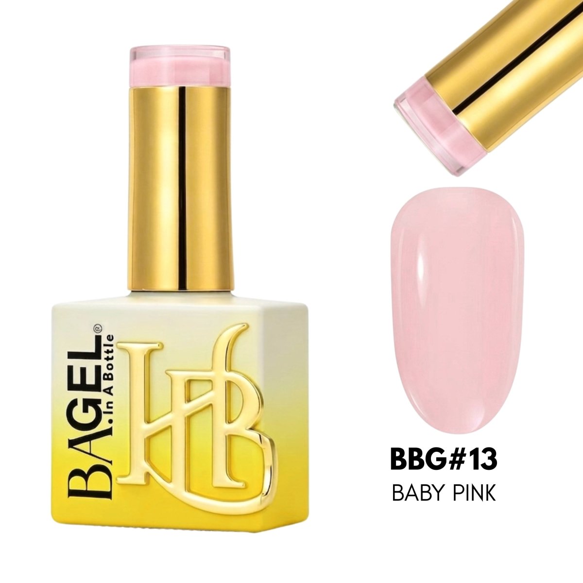 BBG13 - Baby Pink - Builder Bottle Gel - HYBA BEAUTY