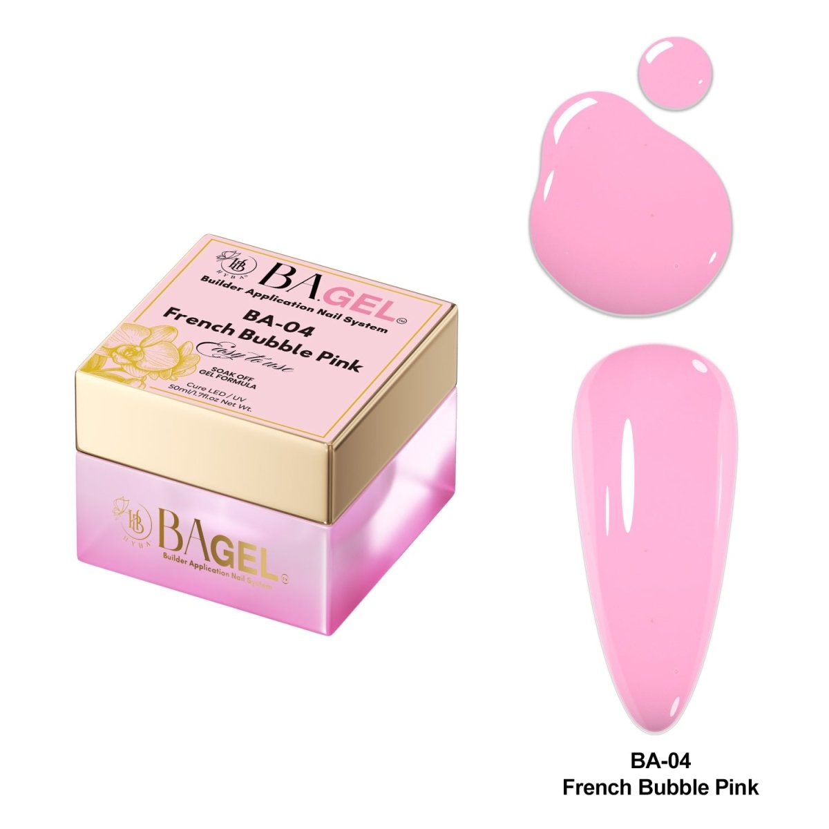 Builder Gel Application Nail System - BA.GEL - HYBA BEAUTY
