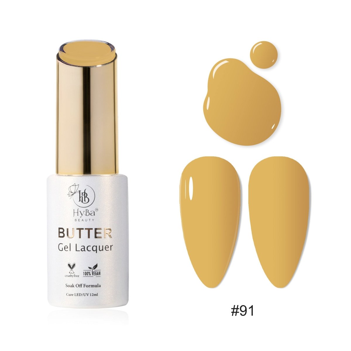 BUTTER Gel Polish SERIES 10 (Colors 091 - 100) - HYBA BEAUTY