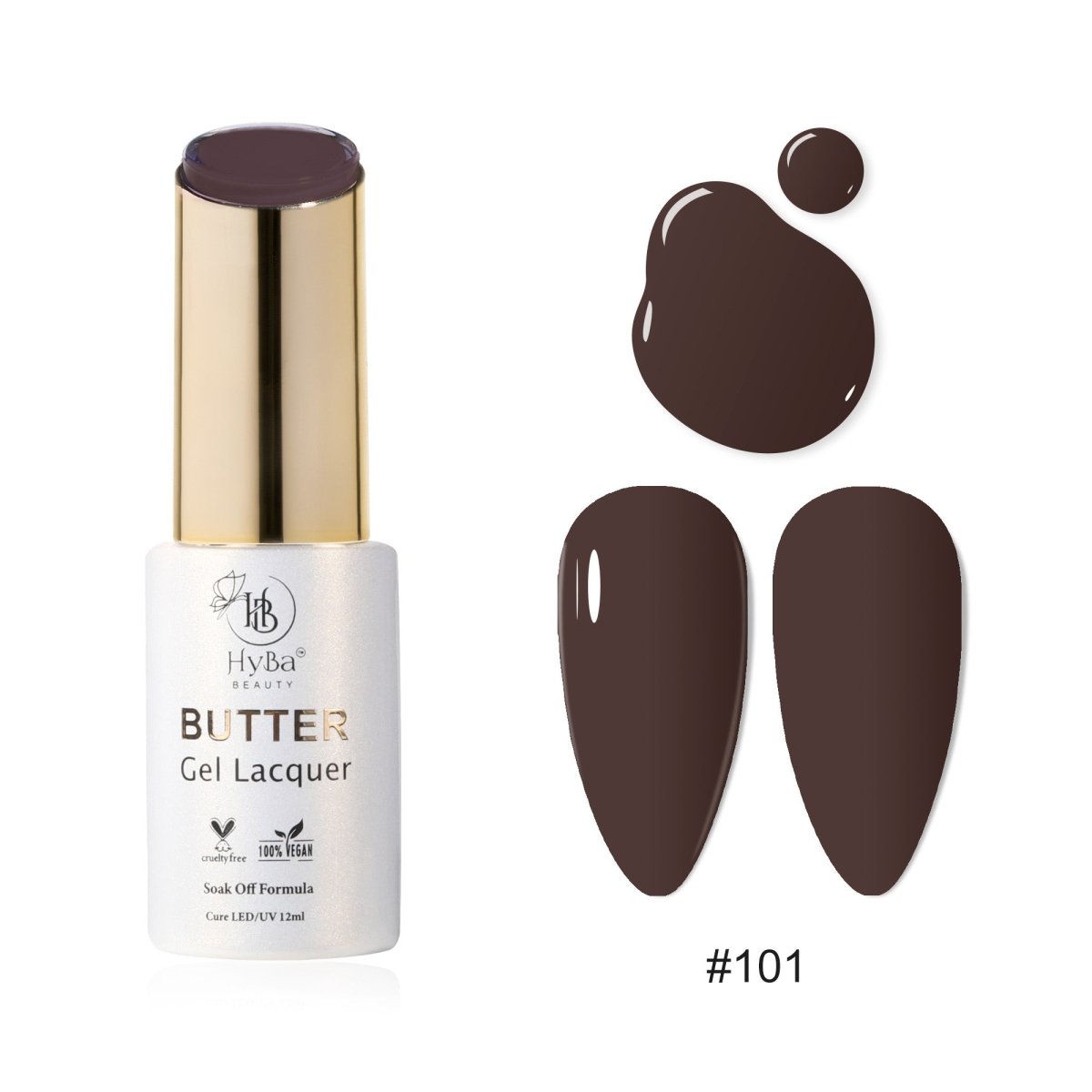 BUTTER Gel Polish SERIES 11 (Colors 101 - 110) - HYBA BEAUTY