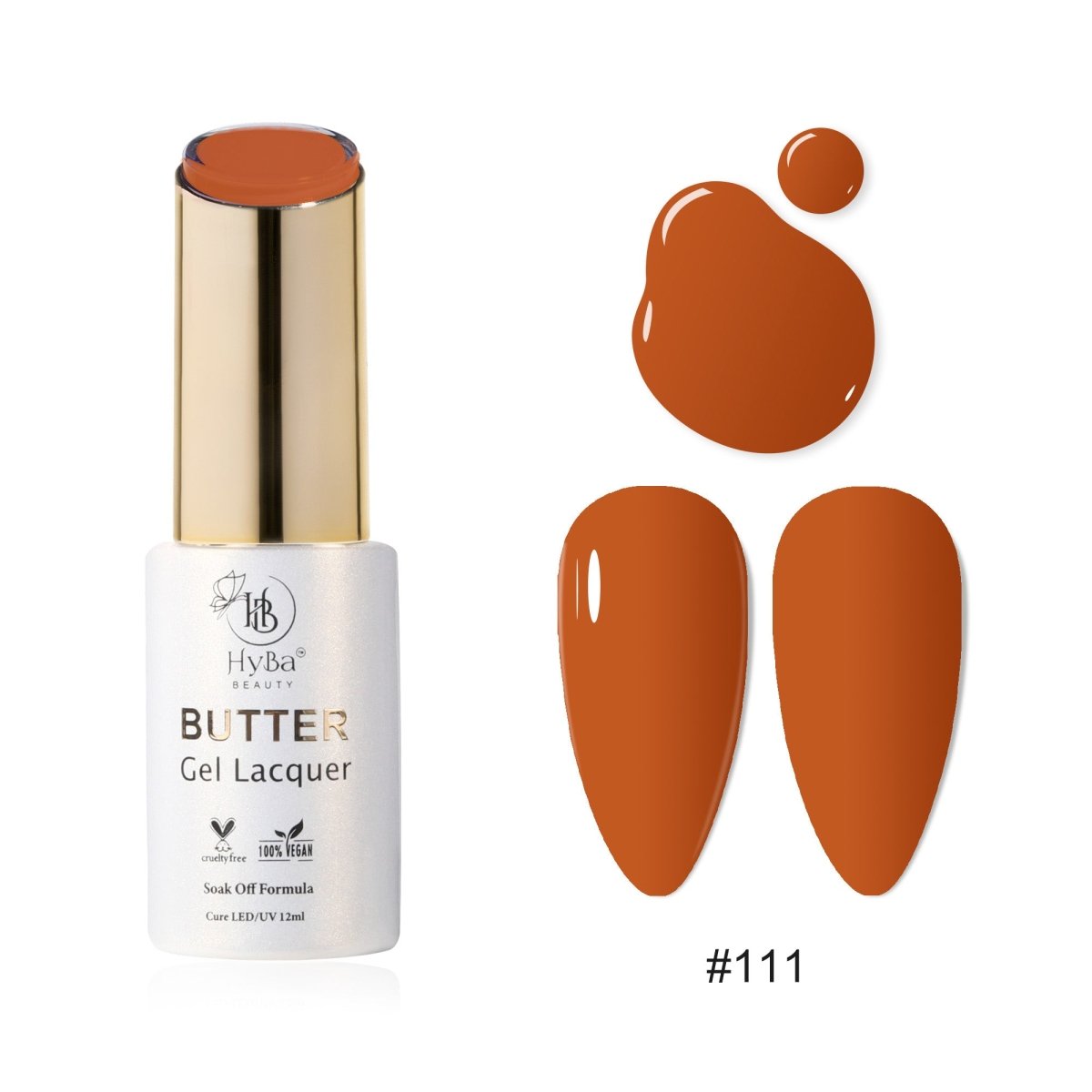 BUTTER Gel Polish SERIES 12 (Colors 111 - 120) - HYBA BEAUTY