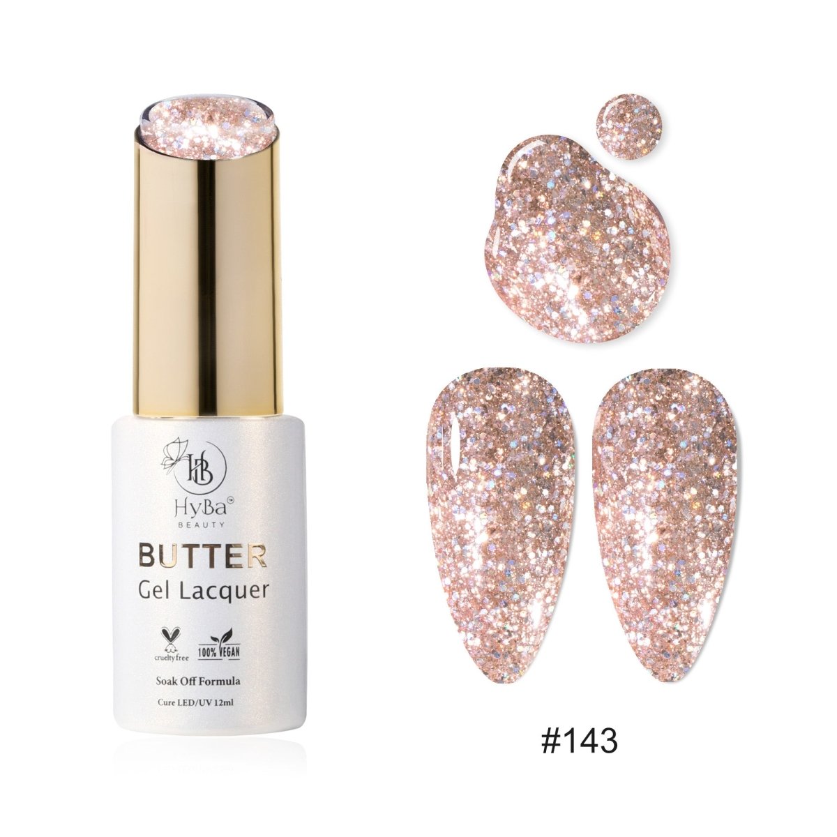 BUTTER Gel Polish SERIES 15 (Colors 141 - 150) - HYBA BEAUTY