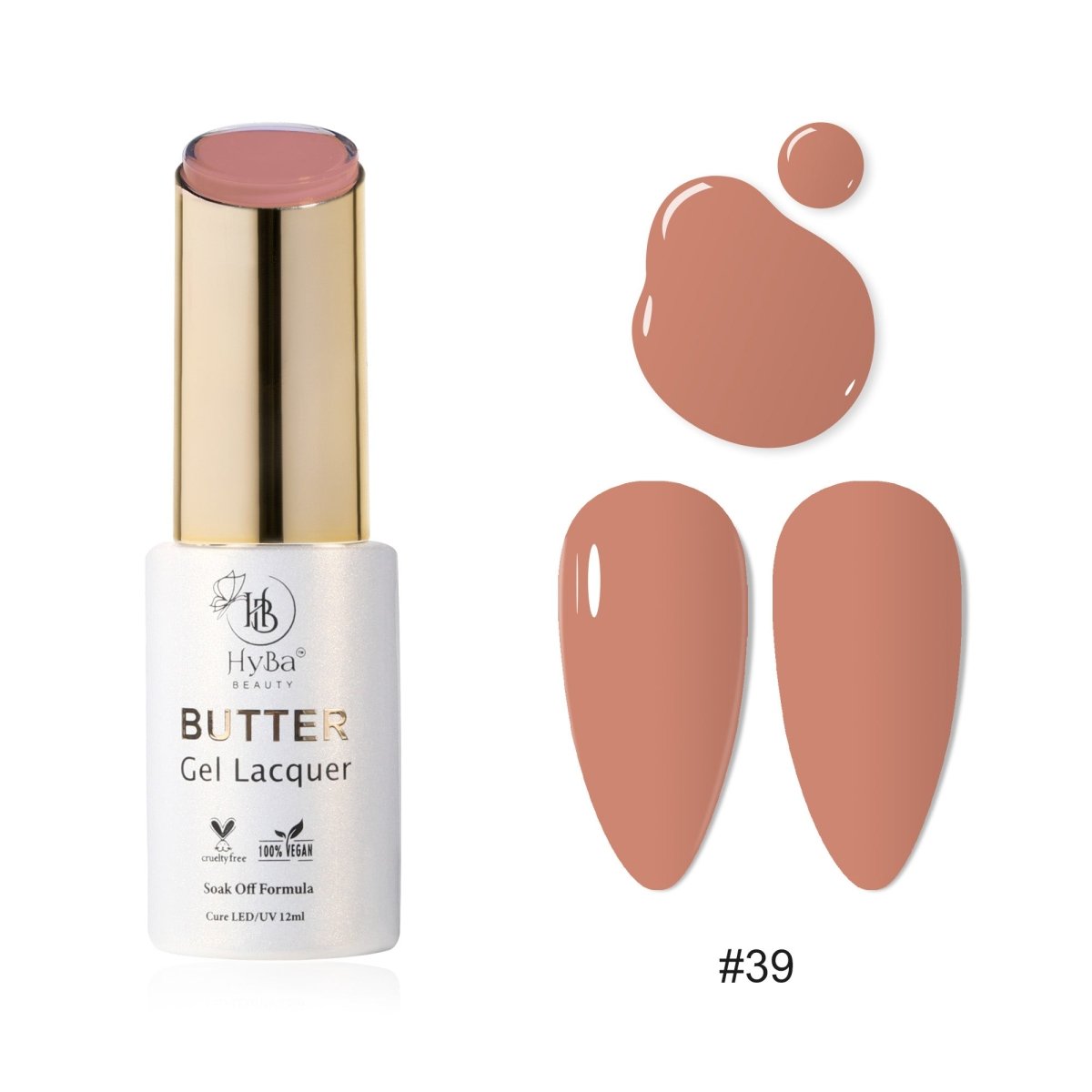 BUTTER Gel Polish SERIES 4 (Colors 031 - 040) - HYBA BEAUTY
