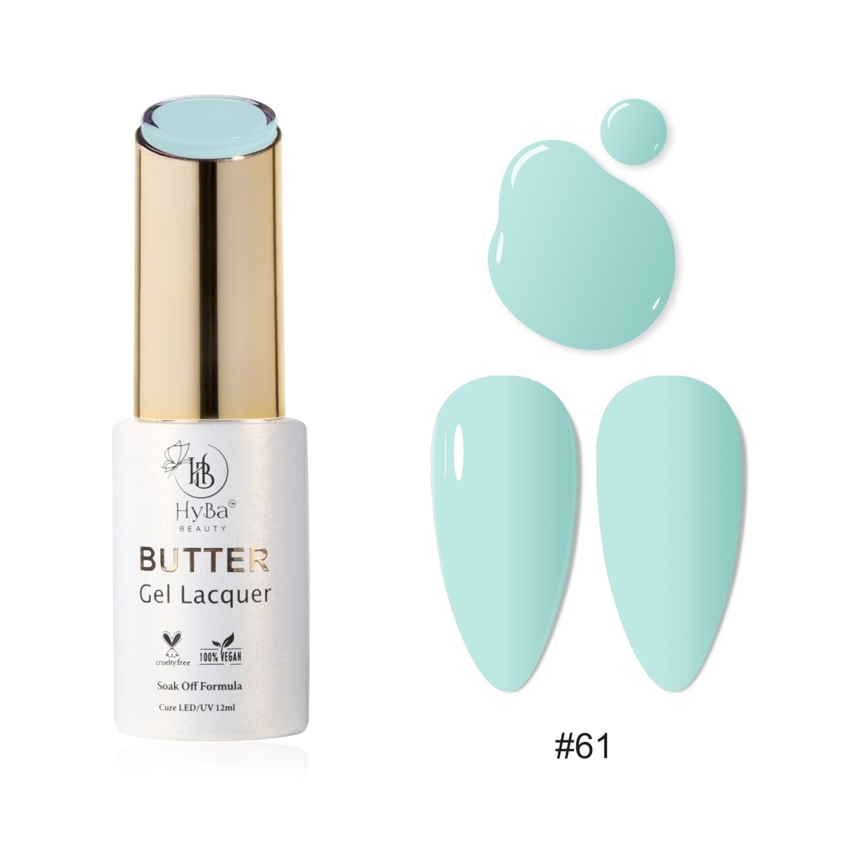 BUTTER Gel Polish SERIES 7 (Colors 061 - 070) - HYBA BEAUTY