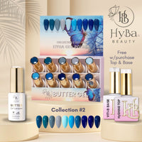 BUTTER Gel Polish SERIES Collection 2 (Colors 011 - 020) - Free Top & Base - HYBA BEAUTY