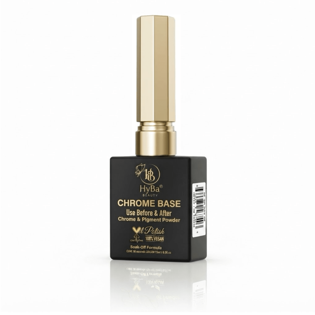 CHROME BASE Gel Polish 15ml - Long-Lasting Nail Color - HyBa® BEAUTY