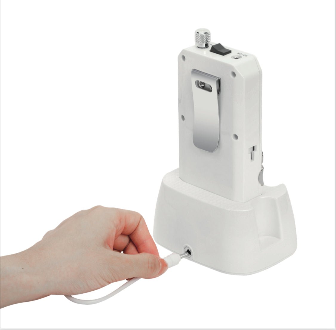 CYBER E - TECH 45K/ CLASSIC WHITE - Professional E - FILE Nail Machine - HYBA BEAUTY