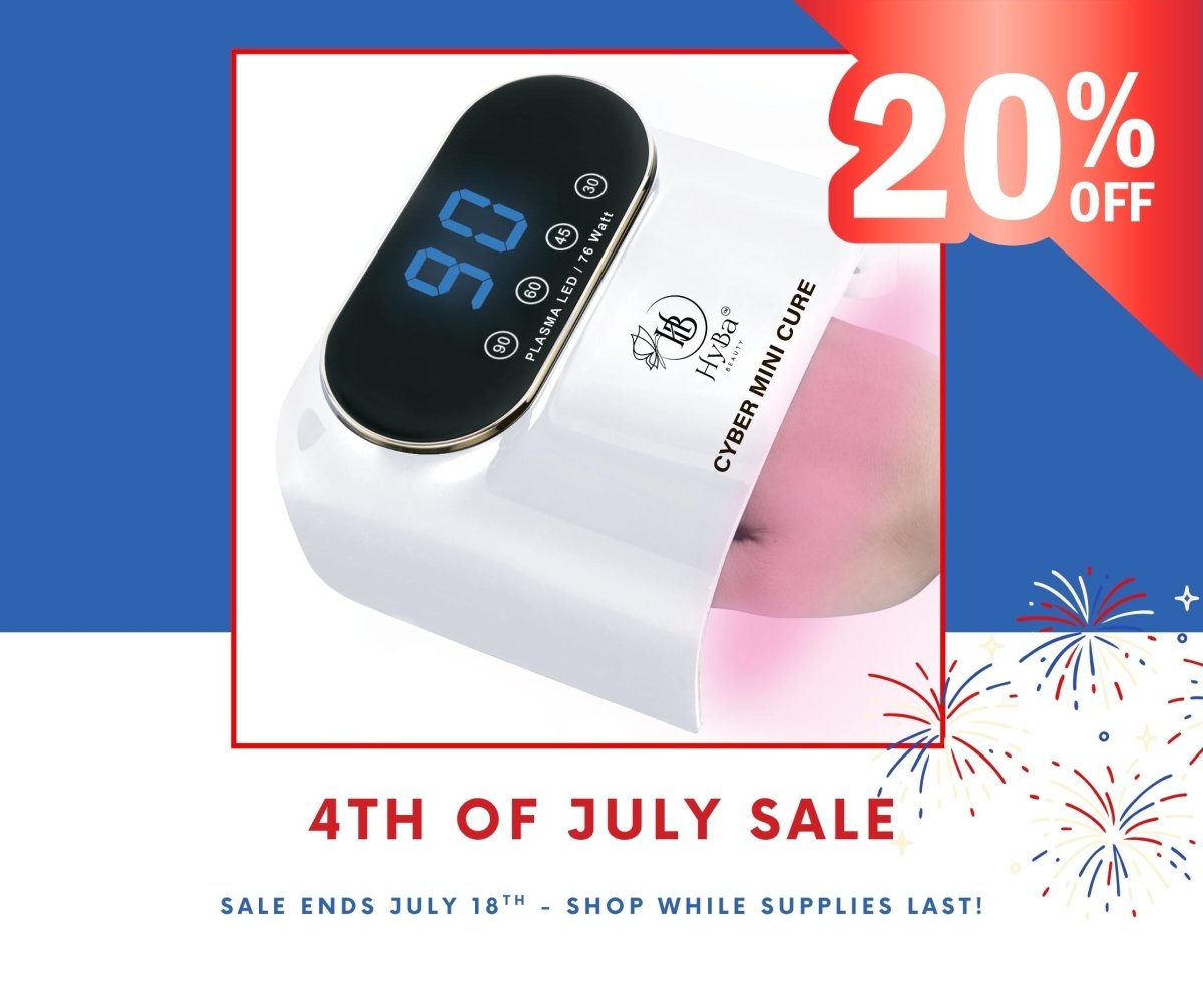 Cyber Mini LED Nail Lamp - 4th of JULY SALE - HYBA BEAUTY
