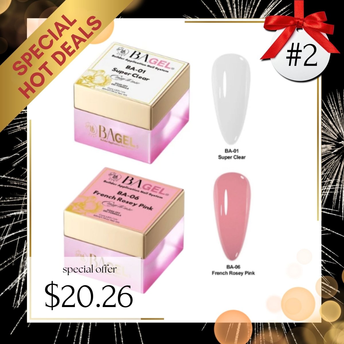 DEAL 2 - BA.GEL 1 and BA.GEL 6 - HYBA BEAUTY