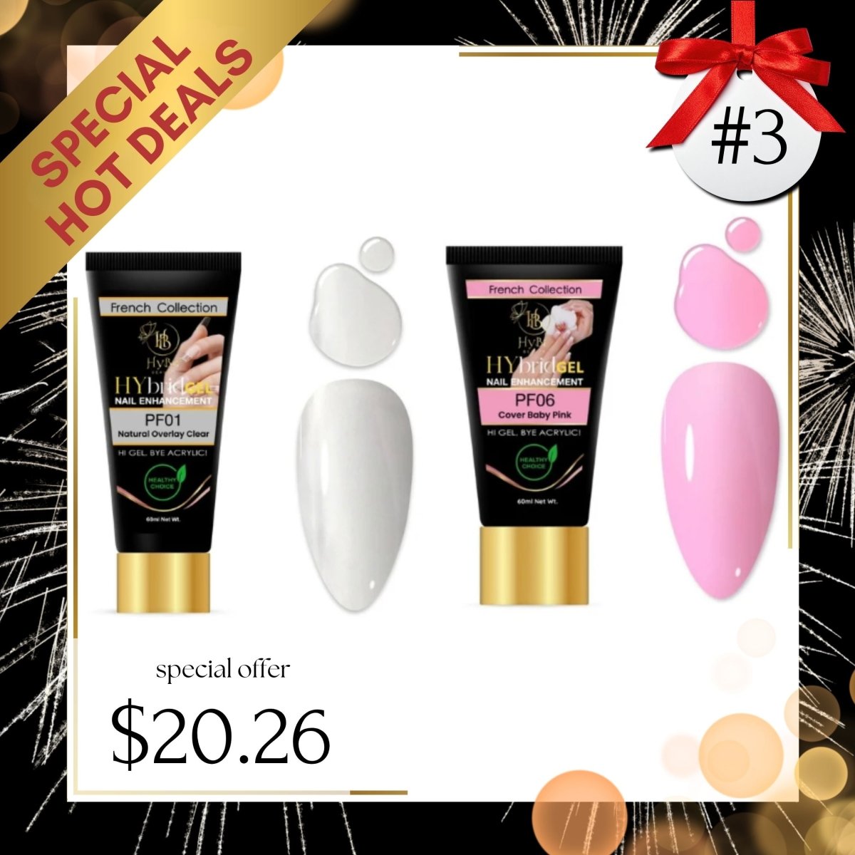 DEAL 3 - HyGEL 1 and HyGEL 6 - HYBA BEAUTY