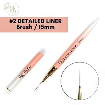 DETAILED LINER Brush / 15mm Kolinsky Hair #2 - HyBa® BEAUTY
