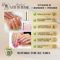 FULL COLLECTION - BA.GEL® Builder Gel System - Paris French - HYBA BEAUTY