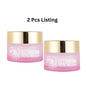 Glass Alcohol Solution Jar - 2 Pcs - HYBA BEAUTY