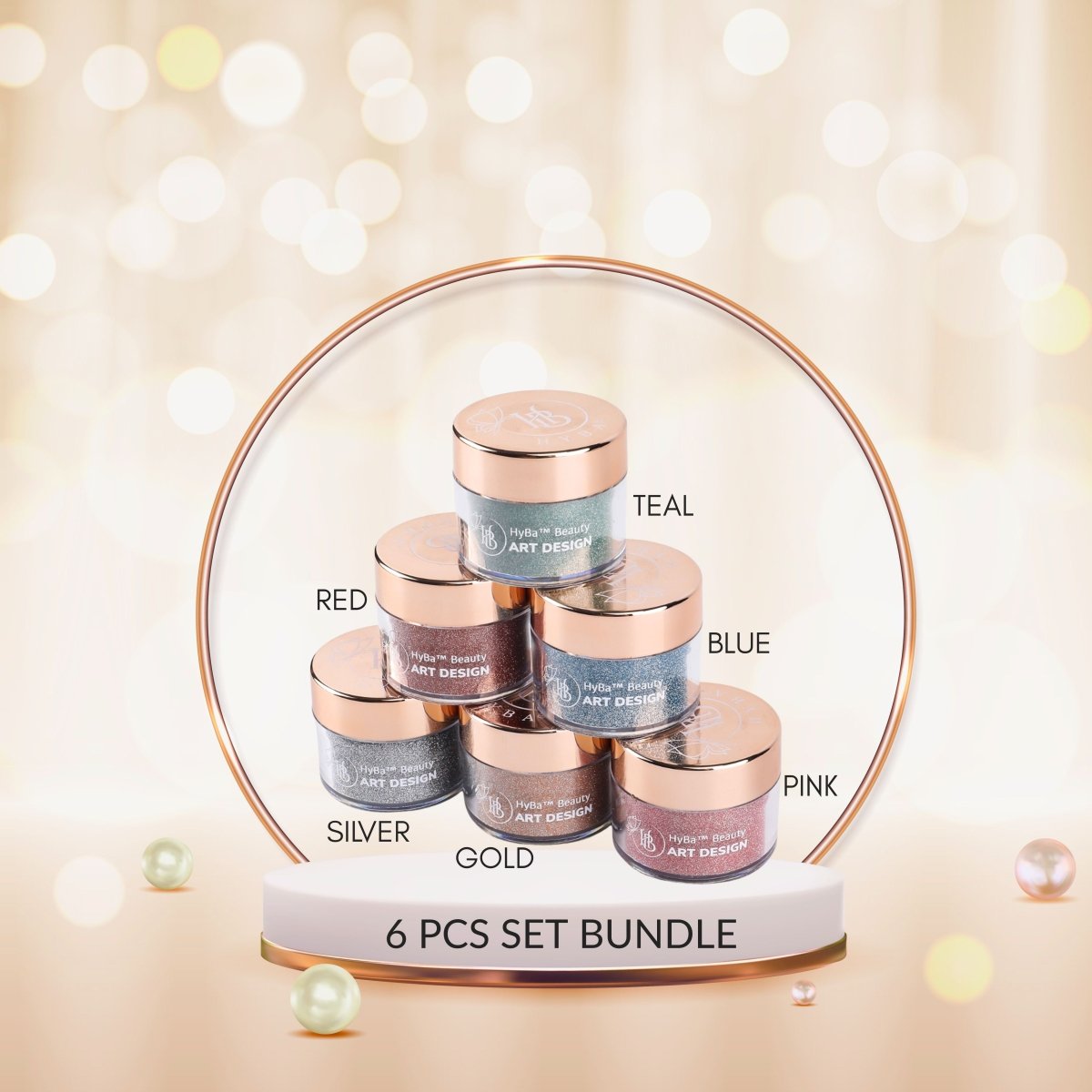 HOLOGRAPHIC - FAIRY DUST GLITTERS - HYBA BEAUTY