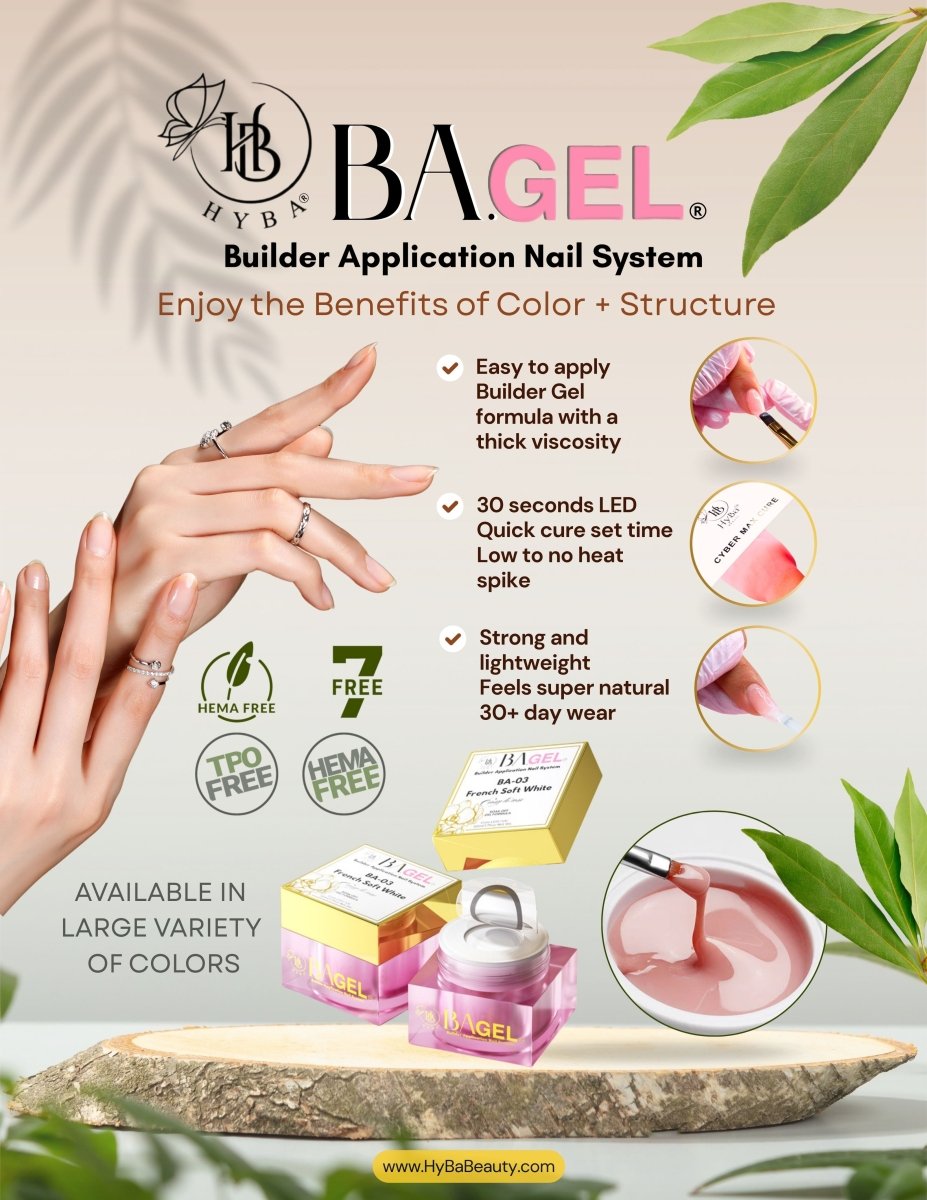 HyBa® Beauty - Nail Posters for Marketing New Services - HYBA BEAUTY