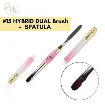 HYBRID DUAL Brush + Spatula #15 - HyBa® BEAUTY