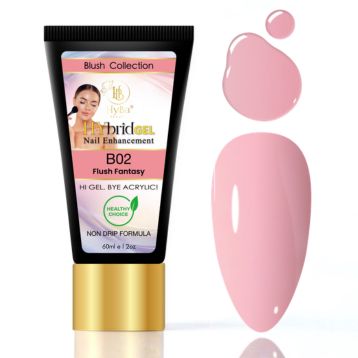 Hybrid Gel - HyGEL® 60ml / B02 Flush Fantasy - HyBa® BEAUTY