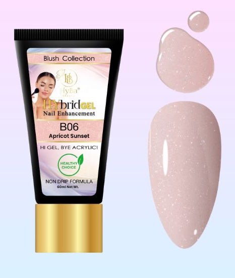 Hybrid Gel - HyGEL® 60ml / B06 Apricot Sunset - HYBA BEAUTY