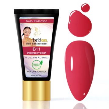 Hybrid Gel - HyGEL® 60ml / B11 Strawberry Blush - HyBa® BEAUTY